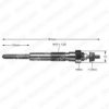 DELPHI HDS245 Glow Plug